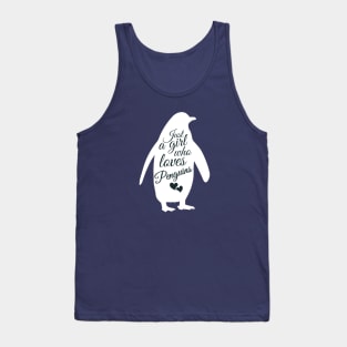 Just A Girl Who Loves Penguins Tank Top